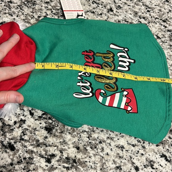 - Simply Dog Holiday Hooded Dog Sweater Small - Picture 9 of 13